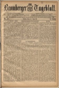 Bromberger Tageblatt. J. 15, 1891, nr 182