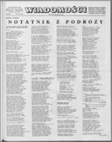 Wiadomości, R. 15 nr 12 (729), 1960