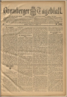 Bromberger Tageblatt. J. 20, 1896, nr 4