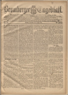 Bromberger Tageblatt. J. 20, 1896, nr 82