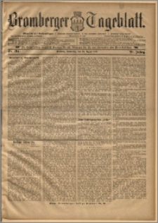 Bromberger Tageblatt. J. 20, 1896, nr 194