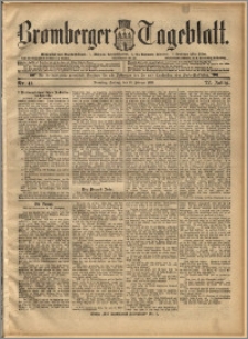 Bromberger Tageblatt. J. 22, 1898, nr 41