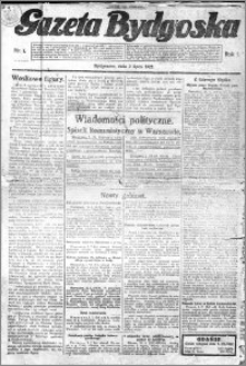Gazeta Bydgoska 1922.07.02 R.1 nr 1