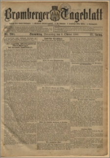 Bromberger Tageblatt. J. 27, 1903, nr 230