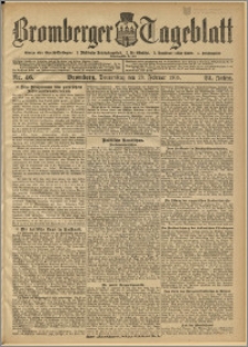 Bromberger Tageblatt. J. 29, 1905, nr 46