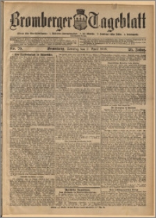 Bromberger Tageblatt. J. 29, 1905, nr 79