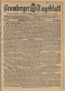 Bromberger Tageblatt. J. 29, 1905, nr 82