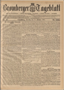 Bromberger Tageblatt. J. 30, 1906, nr 47