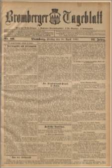 Bromberger Tageblatt. J. 32, 1908, nr 86