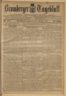 Bromberger Tageblatt. J. 33, 1909, nr 274