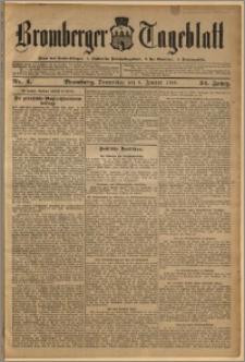 Bromberger Tageblatt. J. 34, 1910, nr 4