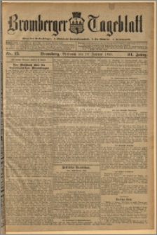 Bromberger Tageblatt. J. 34, 1910, nr 15