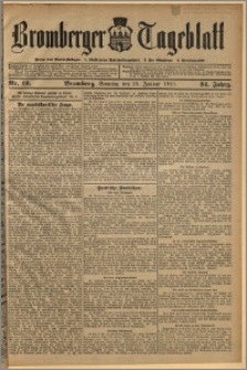 Bromberger Tageblatt. J. 34, 1910, nr 19