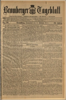 Bromberger Tageblatt. J. 34, 1910, nr 36