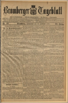 Bromberger Tageblatt. J. 34, 1910, nr 42