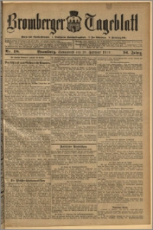 Bromberger Tageblatt. J. 34, 1910, nr 48