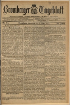 Bromberger Tageblatt. J. 34, 1910, nr 54