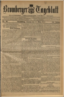 Bromberger Tageblatt. J. 34, 1910, nr 61