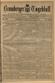 Bromberger Tageblatt. J. 34, 1910, nr 69