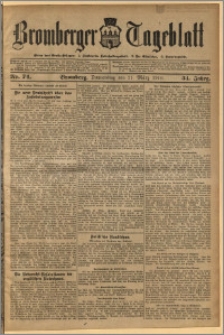 Bromberger Tageblatt. J. 34, 1910, nr 74