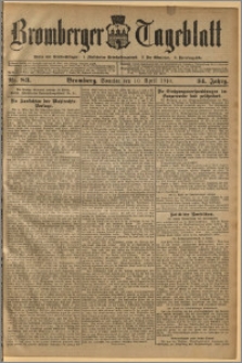 Bromberger Tageblatt. J. 34, 1910, nr 83