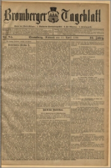 Bromberger Tageblatt. J. 34, 1910, nr 85