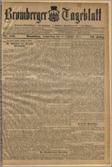 Bromberger Tageblatt. J. 34, 1910, nr 240