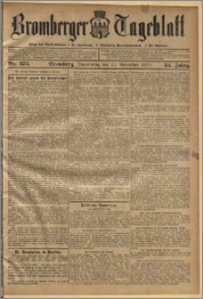 Bromberger Tageblatt. J. 34, 1910, nr 275