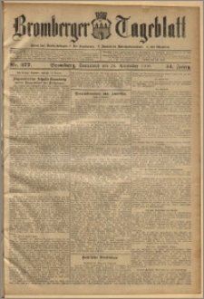 Bromberger Tageblatt. J. 34, 1910, nr 277