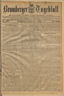 Bromberger Tageblatt. J. 35, 1911, nr 178