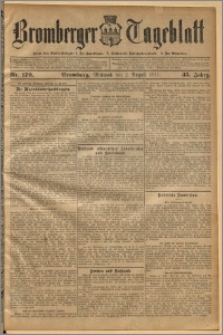 Bromberger Tageblatt. J. 35, 1911, nr 179