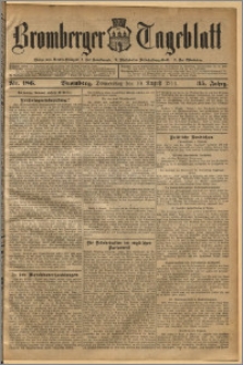 Bromberger Tageblatt. J. 35, 1911, nr 186