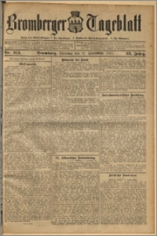 Bromberger Tageblatt. J. 35, 1911, nr 214