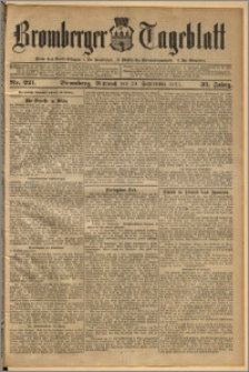 Bromberger Tageblatt. J. 35, 1911, nr 221