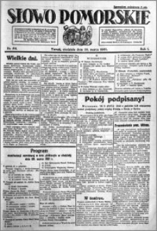 Słowo Pomorskie 1921.03.20 R.1 nr 64
