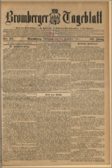 Bromberger Tageblatt. J. 36, 1912, nr 37