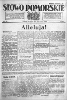 Słowo Pomorskie 1921.03.27 R.1 nr 70