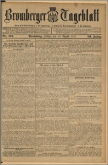 Bromberger Tageblatt. J. 36, 1912, nr 191