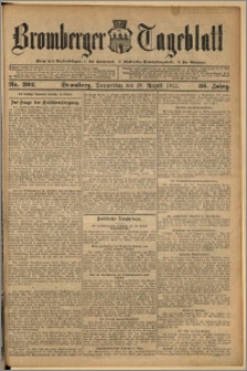 Bromberger Tageblatt. J. 36, 1912, nr 202