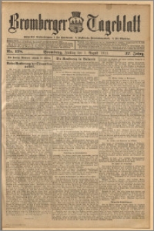 Bromberger Tageblatt. J. 37, 1913, nr 178