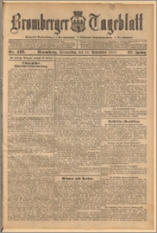 Bromberger Tageblatt. J. 37, 1913, nr 225