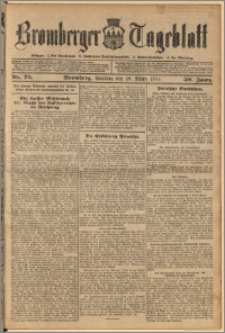 Bromberger Tageblatt. J. 38, 1914, nr 75