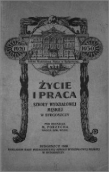 Życie i praca Szkoły Wydziałowej Męskiej w Bydgoszczy