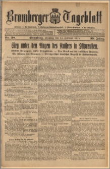 Bromberger Tageblatt. J. 39, 1915, nr 38