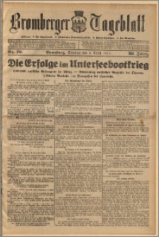 Bromberger Tageblatt. J. 39, 1915, nr 79