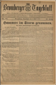 Bromberger Tageblatt. J. 40, 1916, nr 84