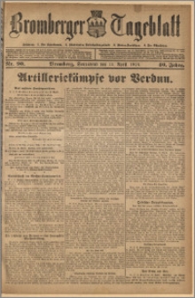 Bromberger Tageblatt. J. 40, 1916, nr 90