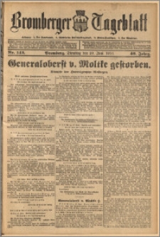 Bromberger Tageblatt. J. 40, 1916, nr 142