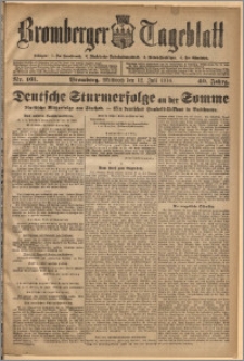 Bromberger Tageblatt. J. 40, 1916, nr 161