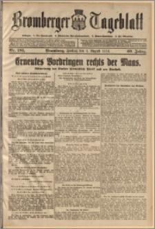 Bromberger Tageblatt. J. 40, 1916, nr 181